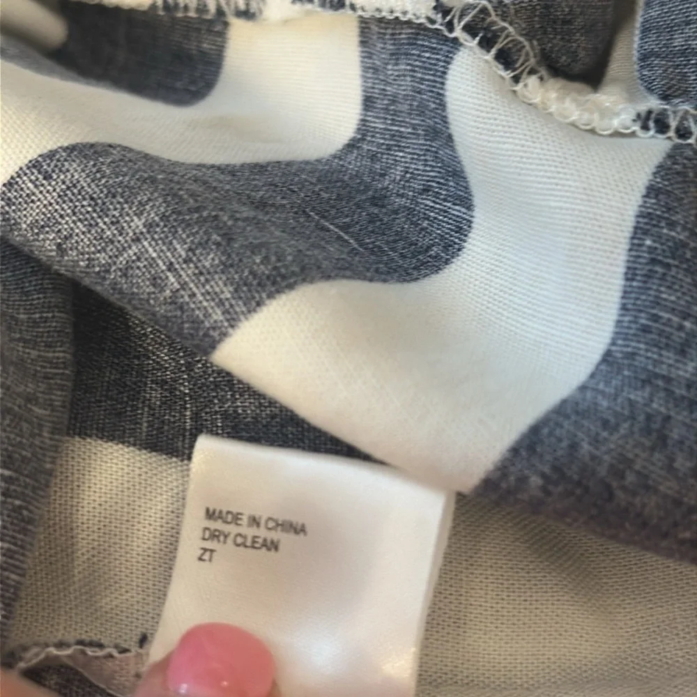 Gianni Bini Women’s Navy & White Striped Sundress Dress Rope Belt Size XS NWT - Picture 11 of 11